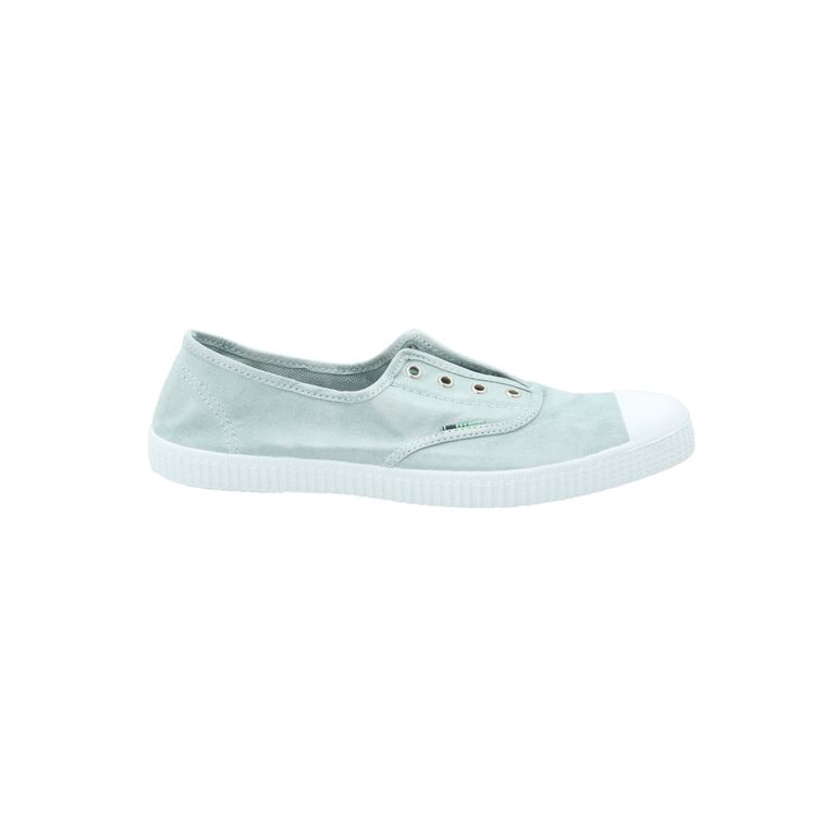 Zapatilla Algodón Mujer Greece Celeste
