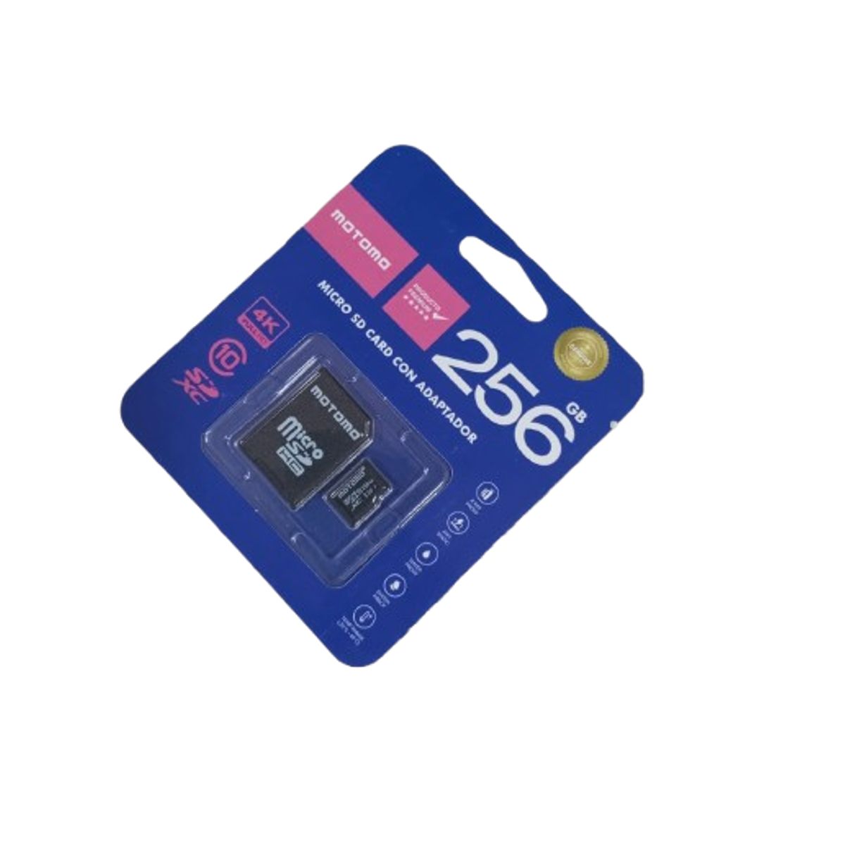GENERICO - Tarjeta memoria Micro SD 256 GB MOTOMO
