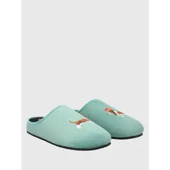 HUSH PUPPIES - Pantufla Unisex Slipper Crown Verde