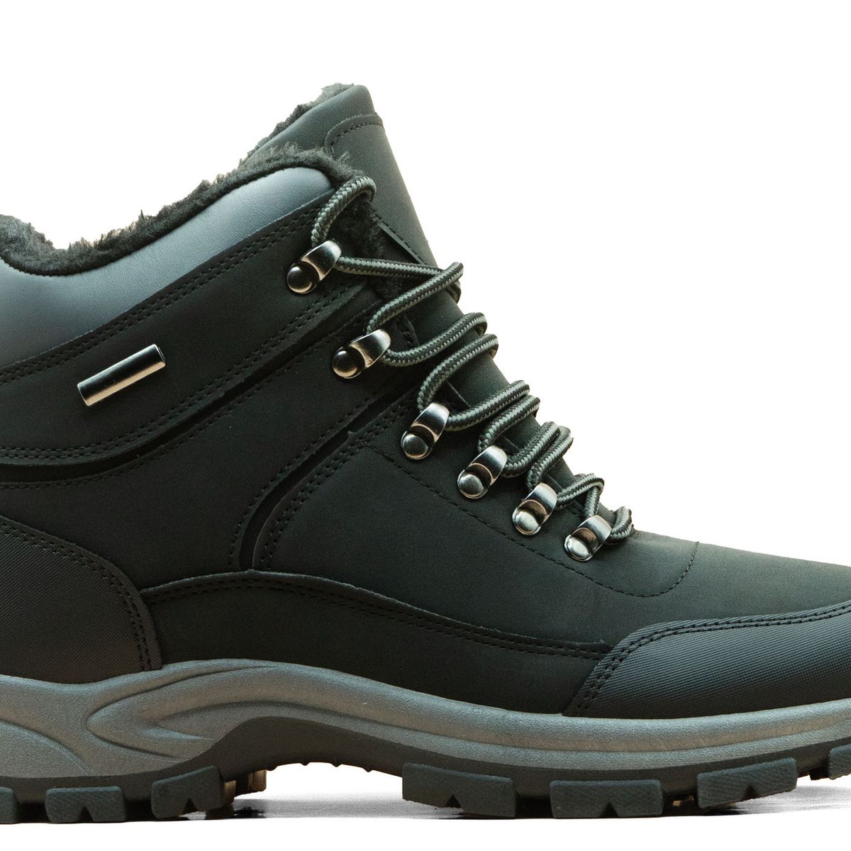 BOVINITA - Zapatos chiporro Botínes Hombre Para Trekking Outdoor Negro