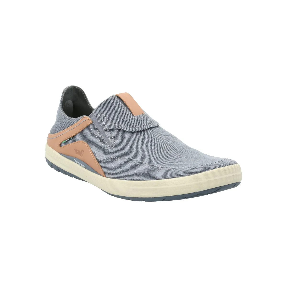 ROCKFORD - Zapatilla Algodón Orgánico Hombre Noosa Azul ROCKFORD