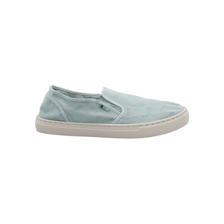 Zapatilla Algodón Orgánico Hombre Kea Celeste