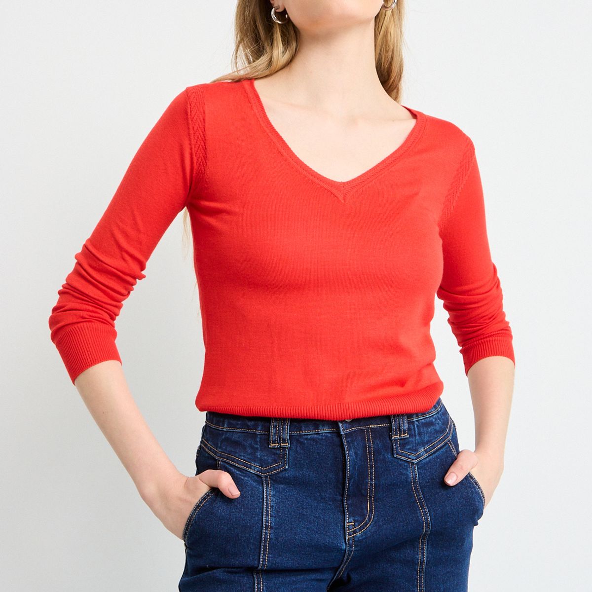 IO - Sweater Mujer Rojo Io