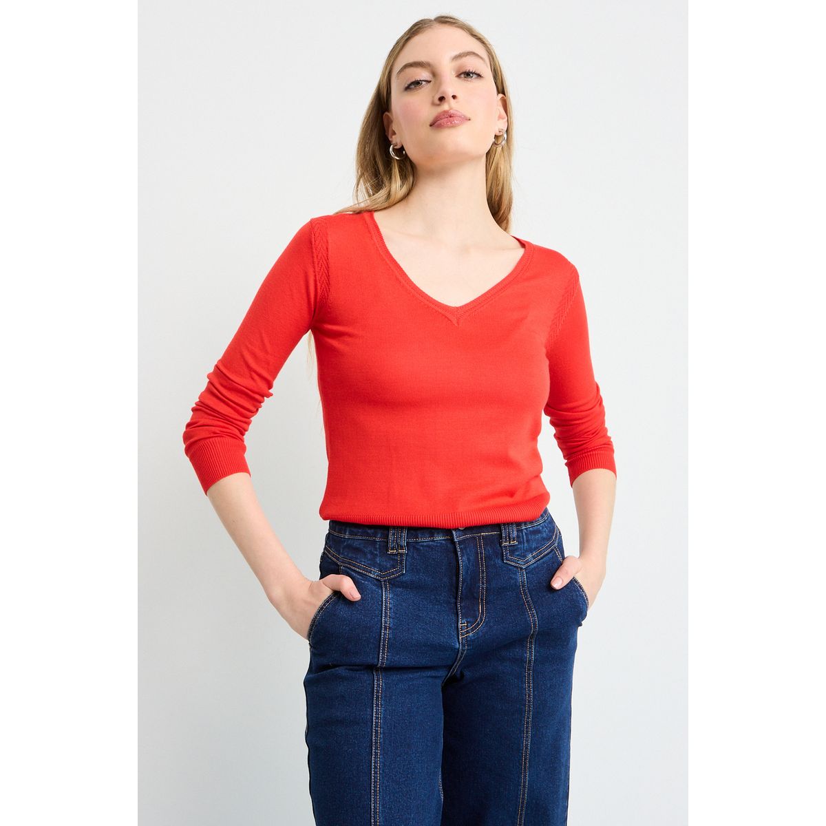IO - Sweater Mujer Rojo Io