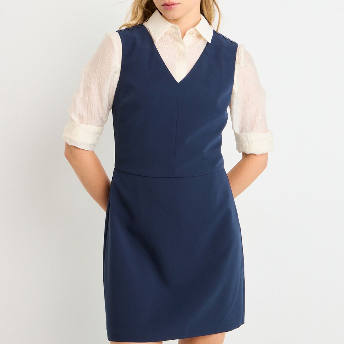 ASH - Vestido Corto Mujer Azul Ash