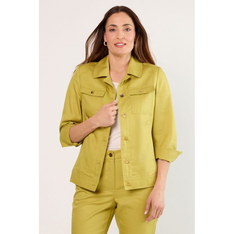MA GRIFFE - Chaqueta Mujer Verde Magriffe