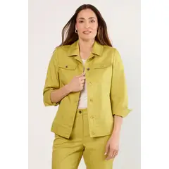 MA GRIFFE - Chaqueta Mujer Verde Magriffe