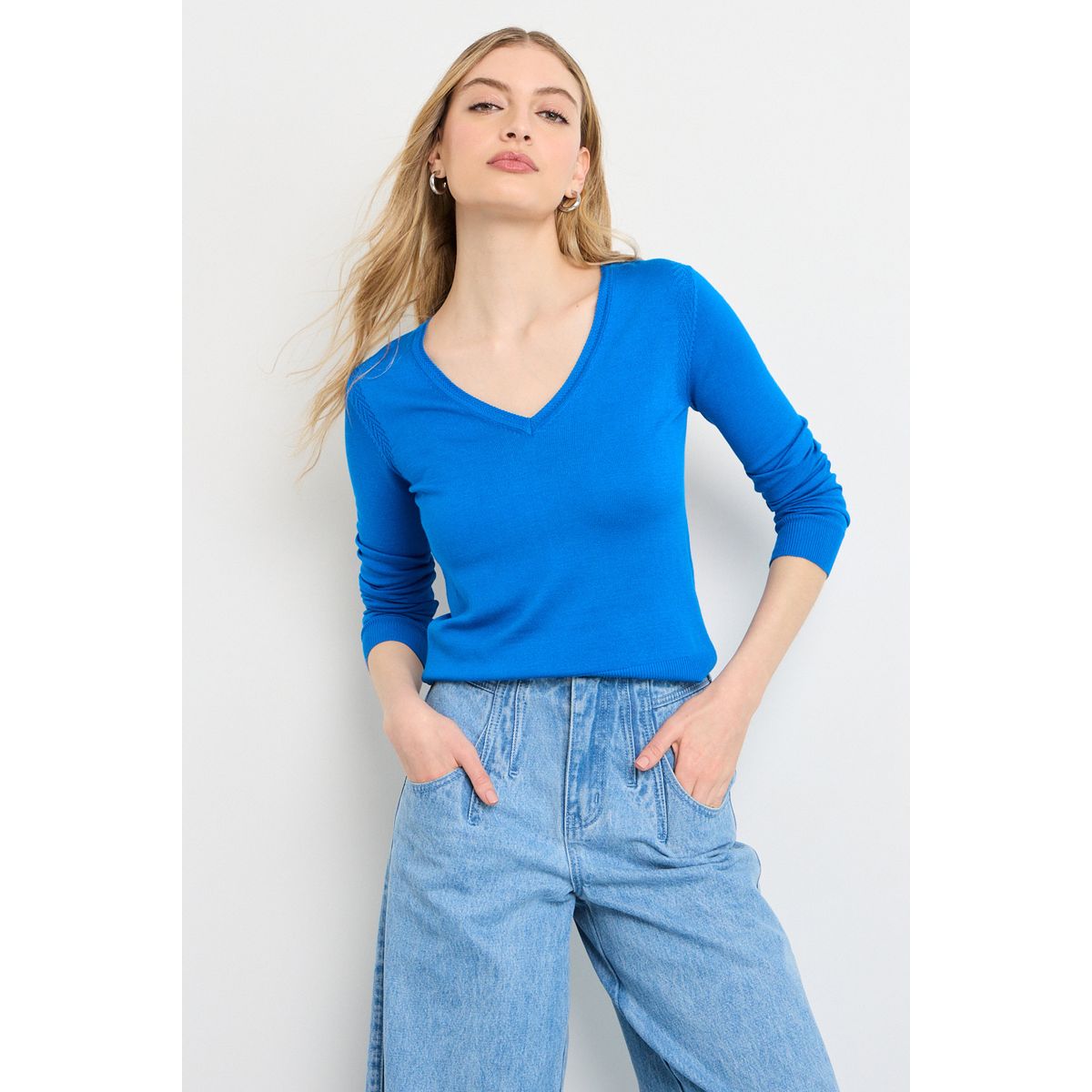 IO - Sweater Mujer Azul Io