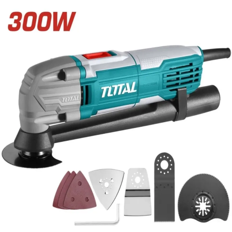 TOTAL - Multiherramienta + accesorios  300w ts3006-7