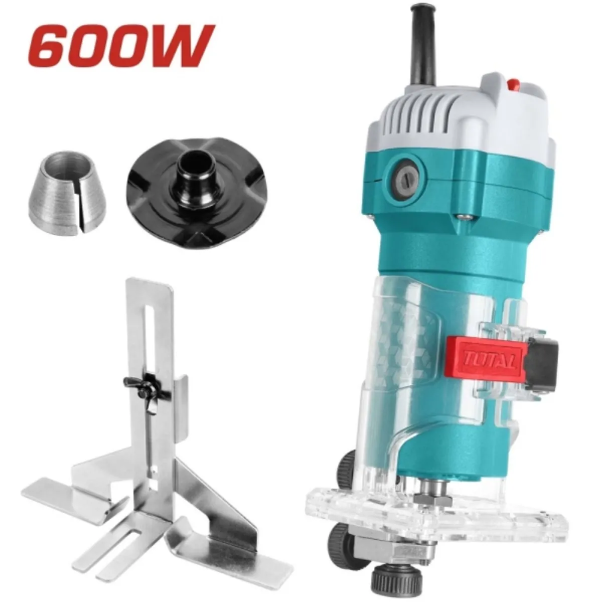 TOTAL - Recortadora enchape 600w 1/4 tlt6001-7
