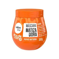 SALON LINE - MASCARA MATIZADORA TO DE CACHO RUIVO NATURAL 300GR