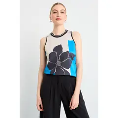 IO - Polera Sin Mangas Mujer Negro