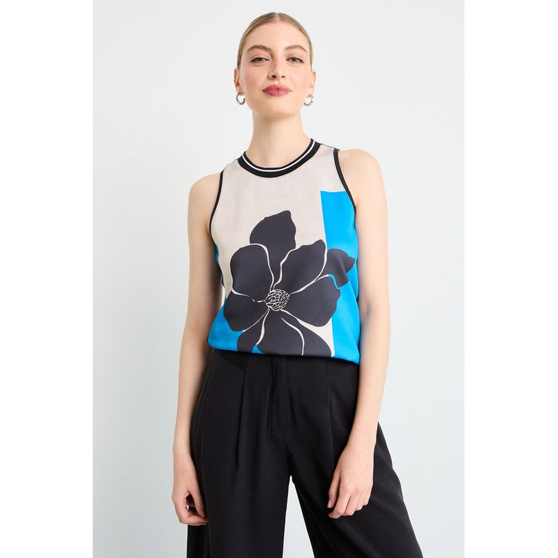 IO - Polera Sin Mangas Mujer Negro Io