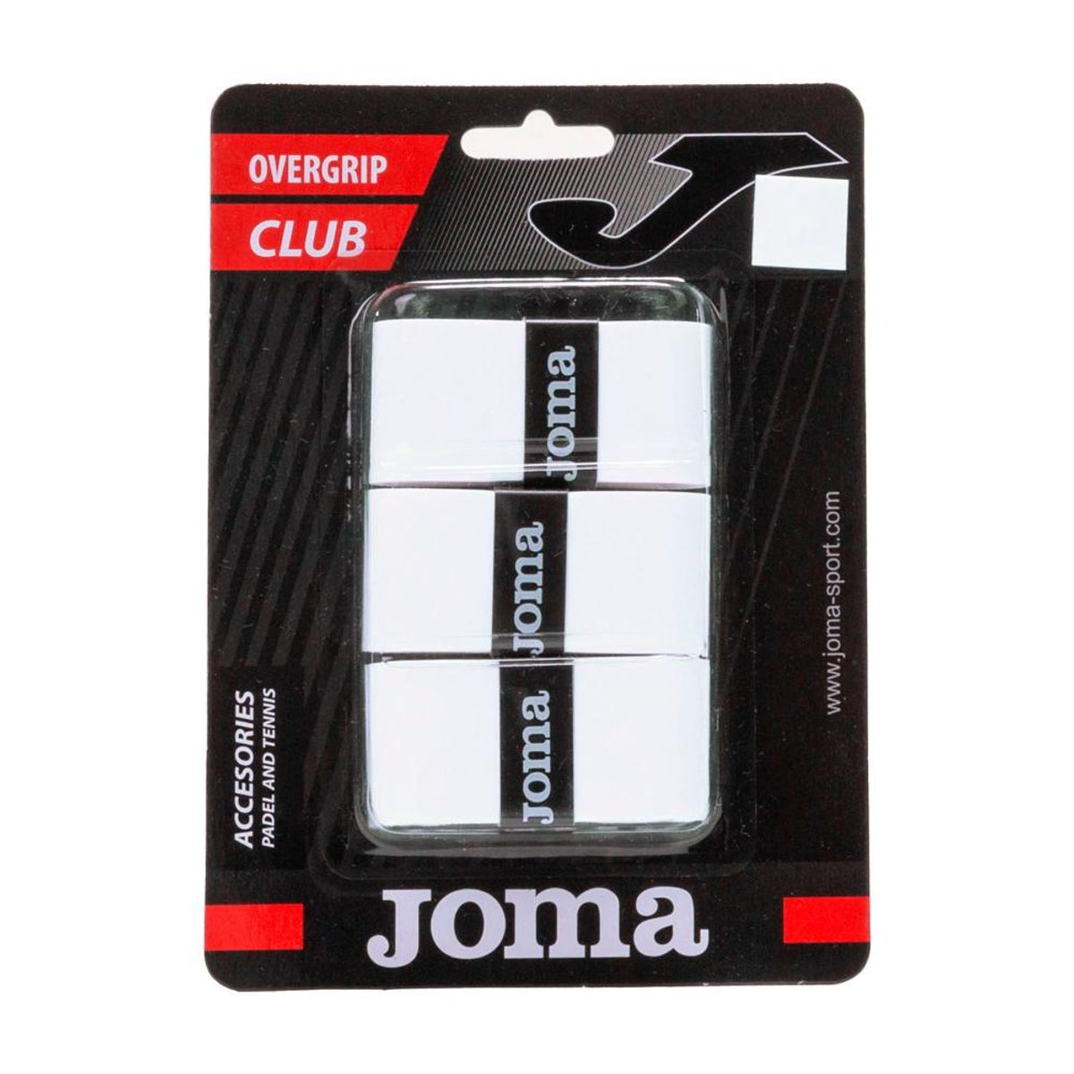 JOMA - Overgrip Tripack Club Cuhsion Blanco Joma