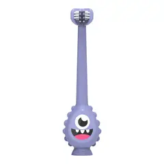 DR BROWNS - Cepillo De Dientes Bebés Monstruo Morado 1-4 Años Dr Brown´s
