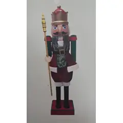 ARTIHOGAR - Cascanueces Musical Gigante Soldado 85 Cm Luces y Movimiento