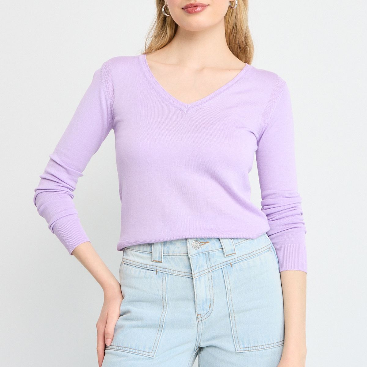 IO - Sweater Mujer Morado Io