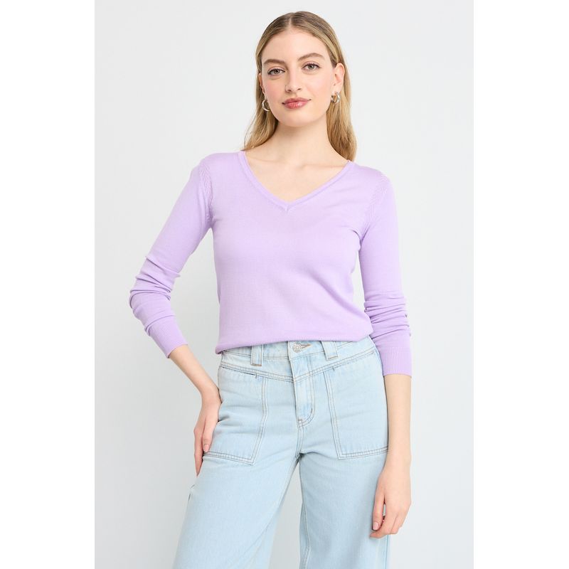 IO - Sweater Mujer Morado Io