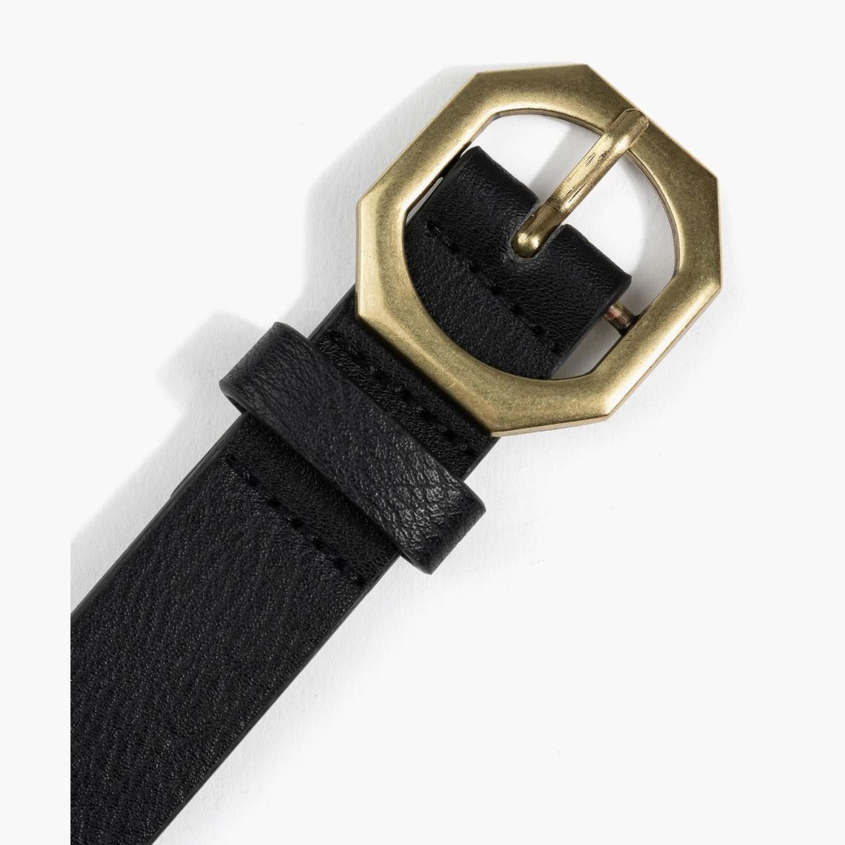 LOUNGE - Cinturón Mujer Hebilla Hexagonal