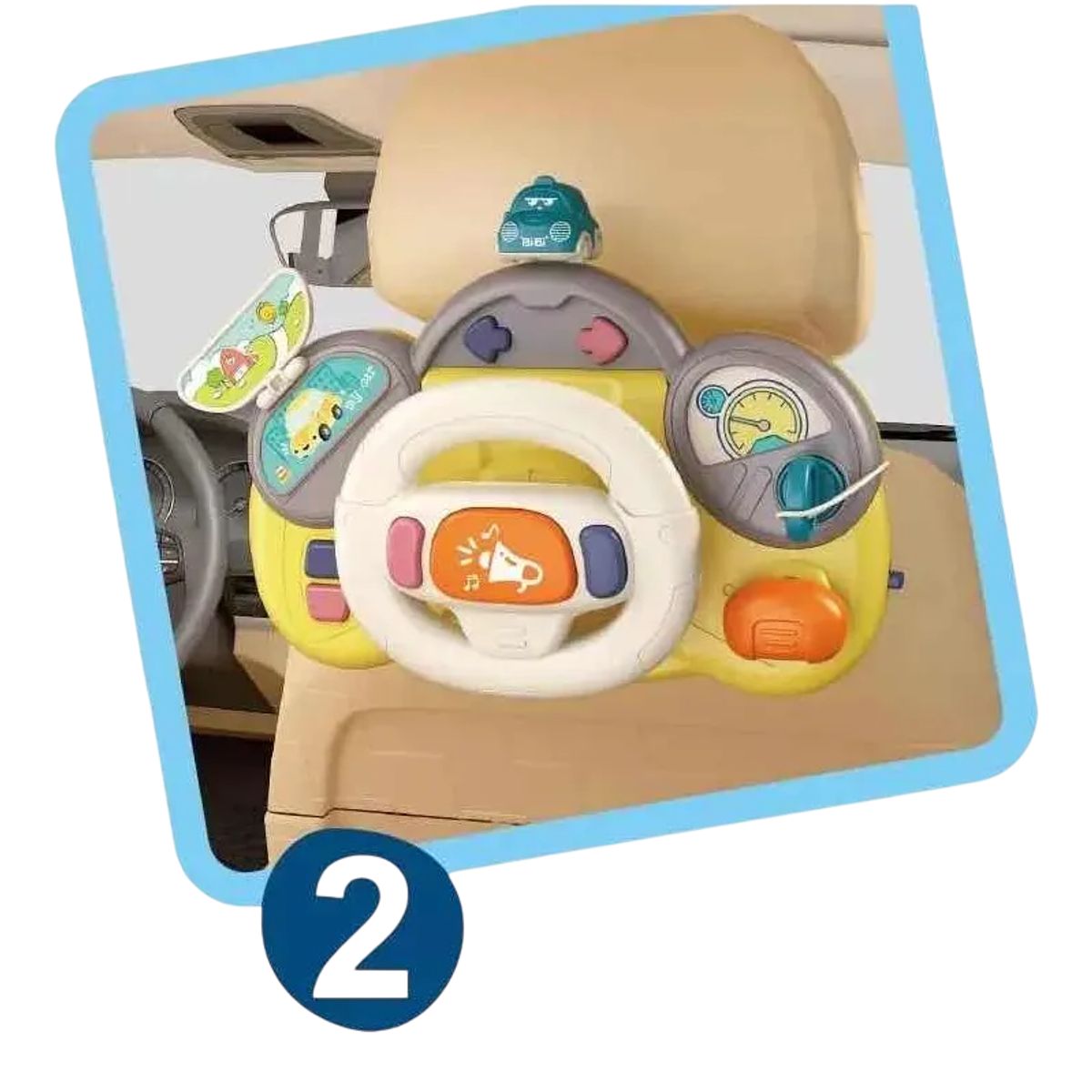 GENERICO - Volante Infantil Multifunción Para Bebé Juguetes Musicales