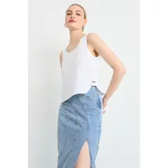 IO - Blusas Sin Manga Mujer Crudo