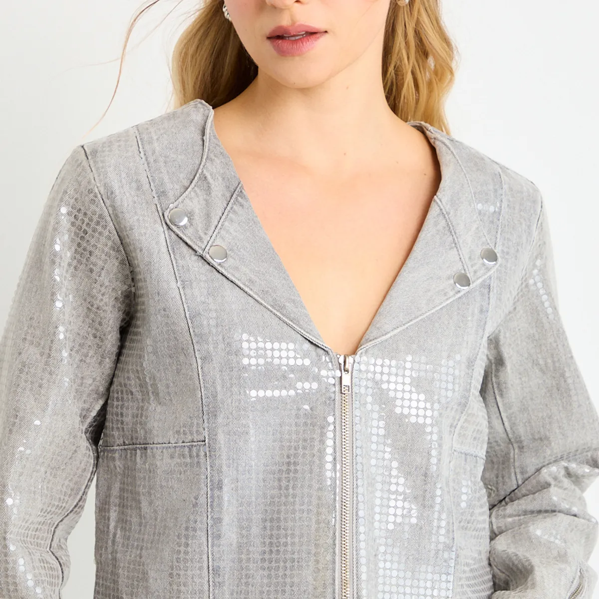 ASH - Chaqueta Mujer Gris Ash