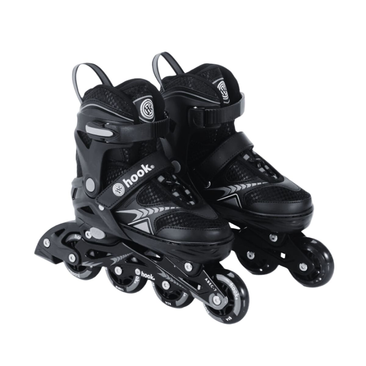 HOOK - Patines en Línea Hook Fitness Black Talla Ajustable 38 - 41