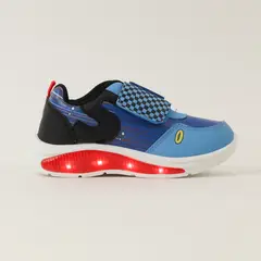 SONIC - Zapatilla Con Luces Niño Cuadrille Azul