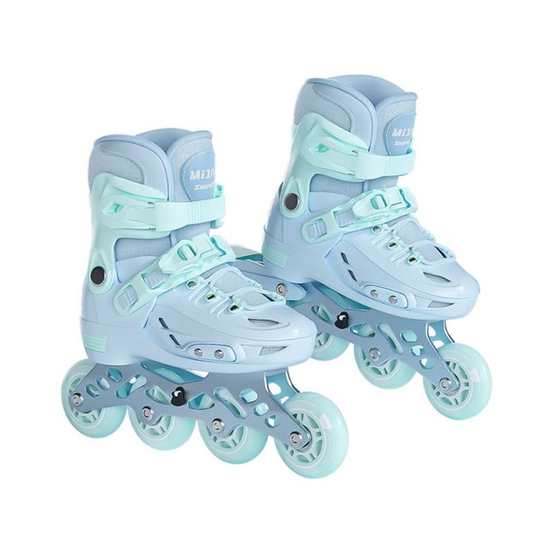 GENERICO - Patines en línea ajustables Infantiles Mijak Pastel Blue