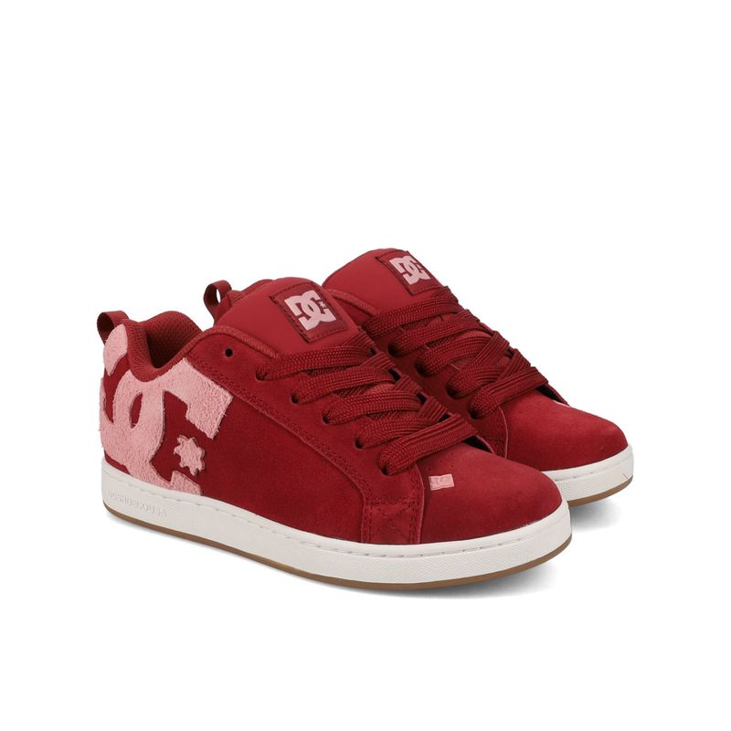 DC SHOES - Zapatilla Mujer Court Graffik Sd Rojo DC