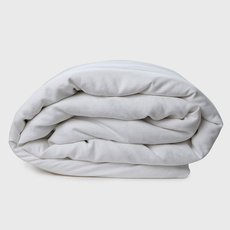 Funda de Plumon Lino White Blanco KING
