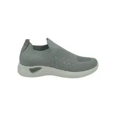 HERIEL - Zapatilla Gris Textil Mujer