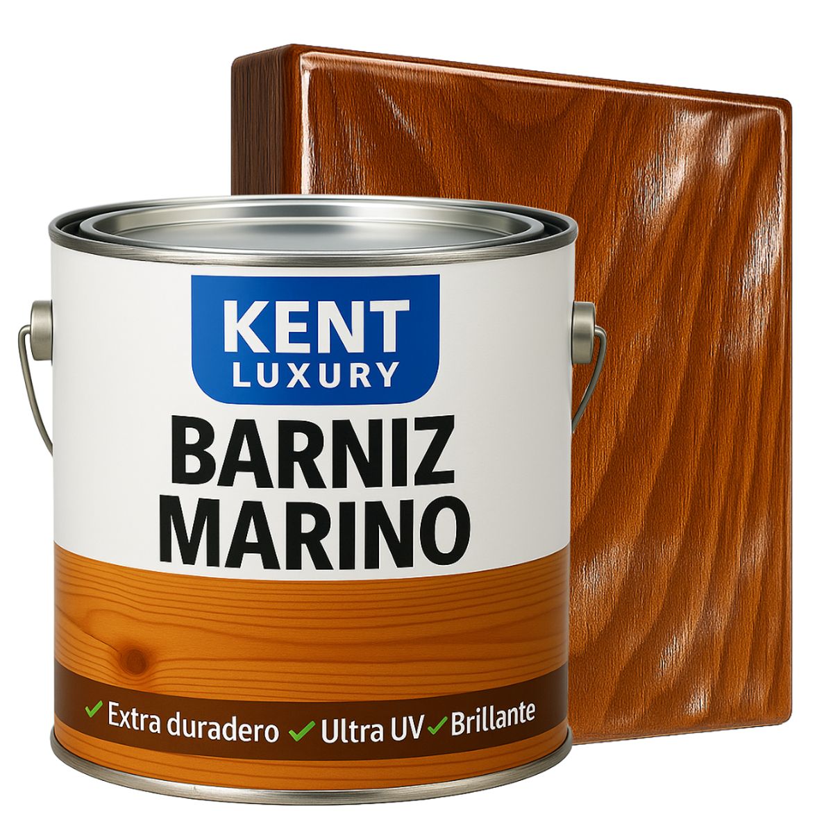 KENT - Barniz Marino Kent Galon Castaño