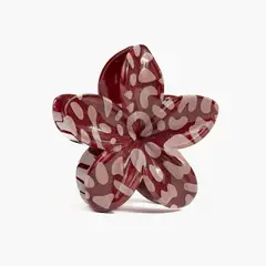 LOUNGE - Pinza Mujer Flor Carey Rosado