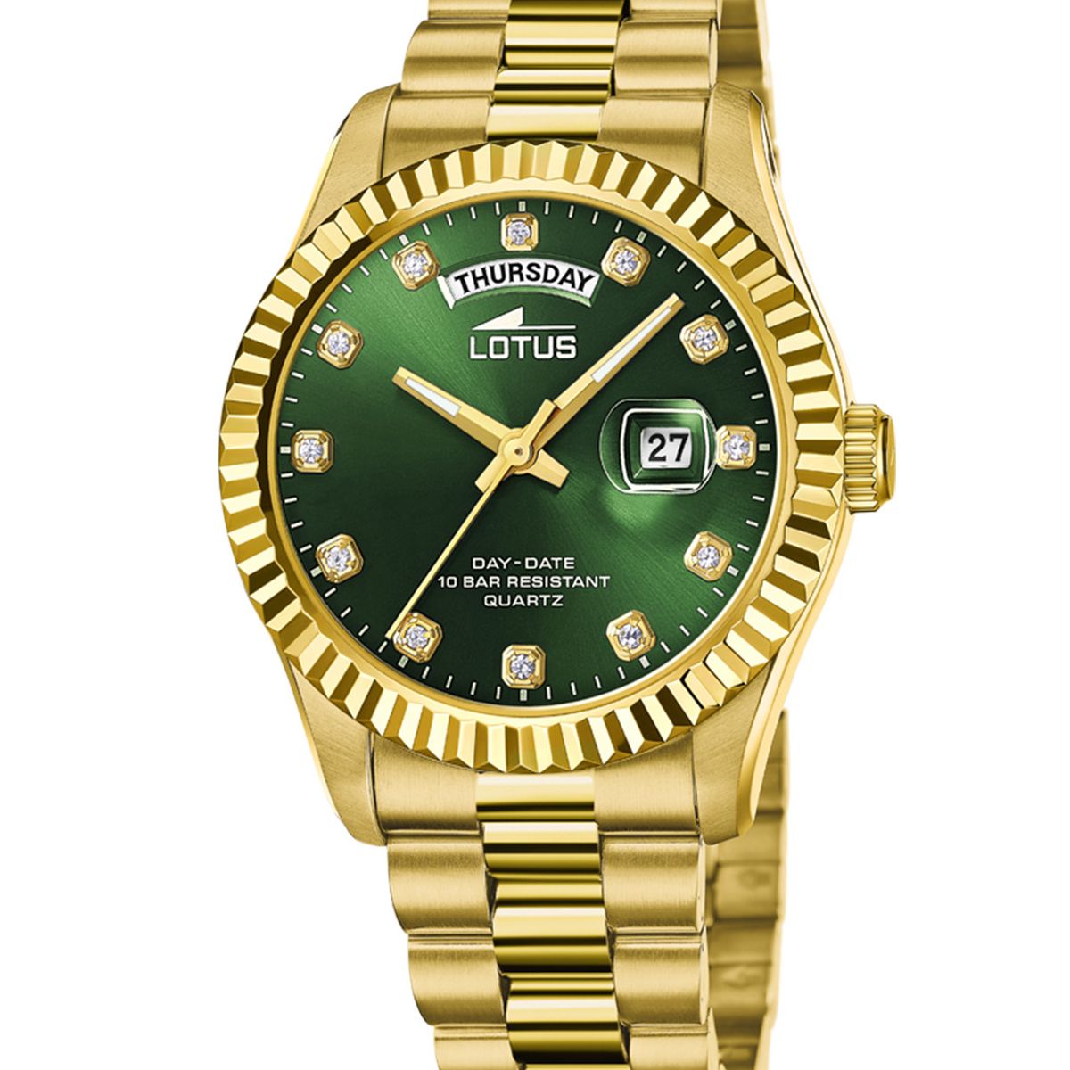 LOTUS - Reloj 18857/6 Lotus Verde Hombre The Ambassadors Collection