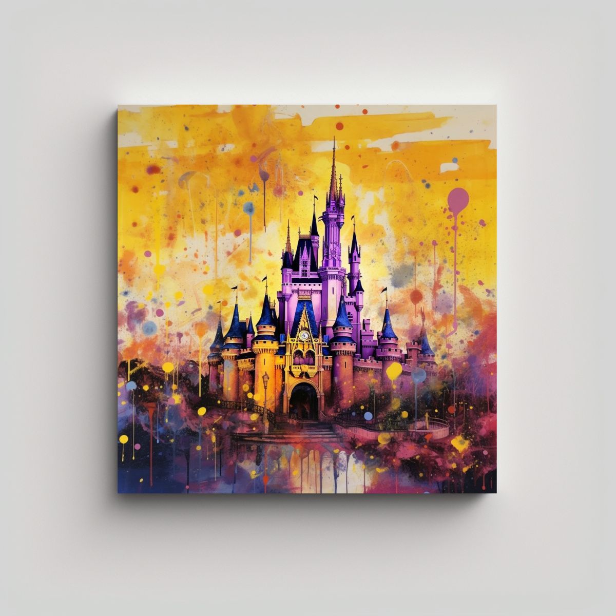 GENERICO - Cuadros Decorativos Disney Inspirados En El 100x100 Cm