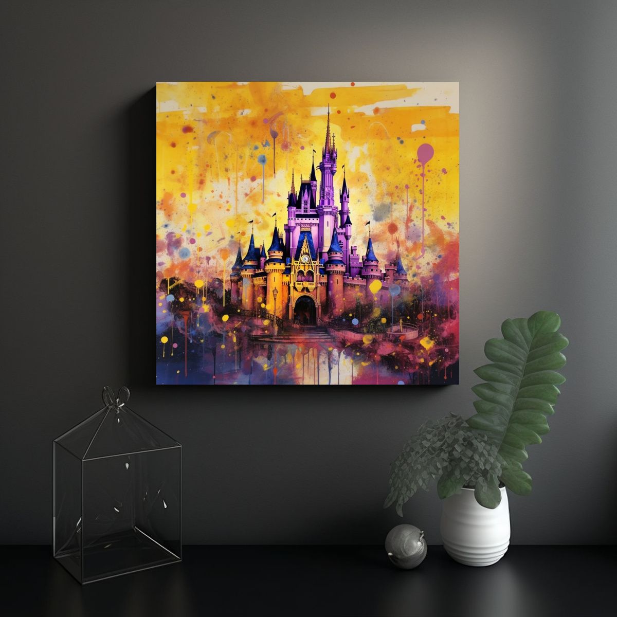 GENERICO - Cuadros Decorativos Disney Inspirados En El 100x100 Cm