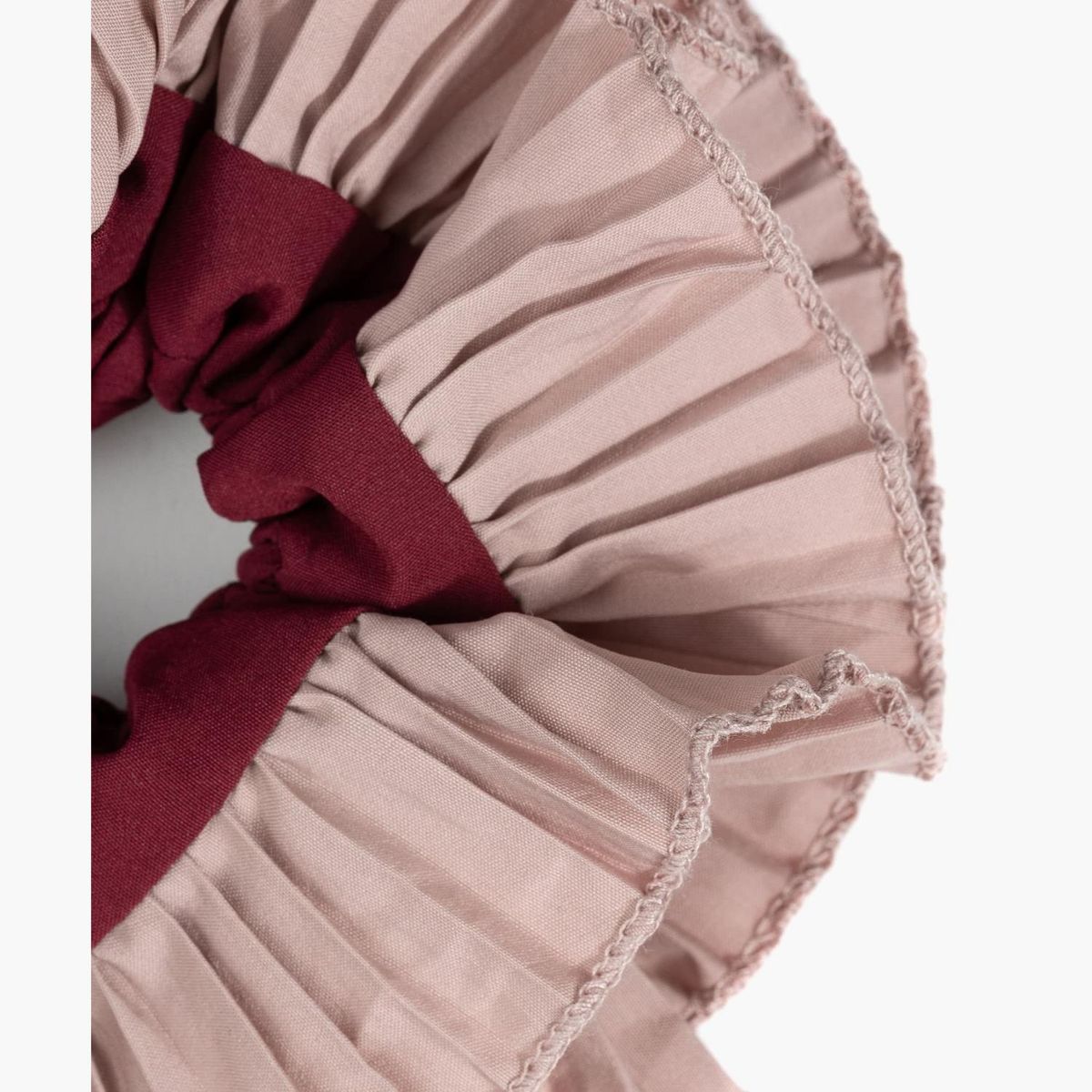 LOUNGE - Collet Mujer Maxi Vuelos Plisados Fucsia