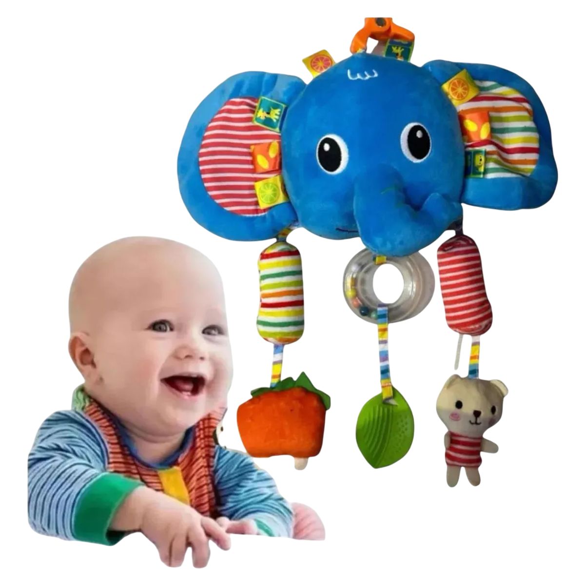 GENERICO - Juguete Sonajero Bebe Asiento De Coche Y Cuna Juguete Bebe