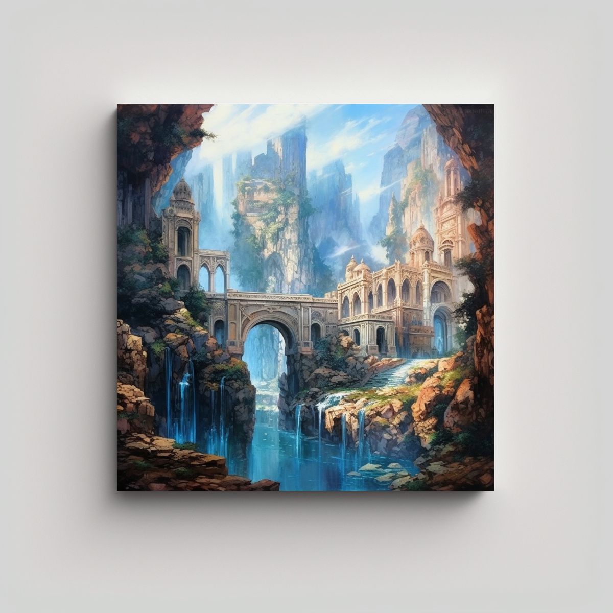 GENERICO - Pinturas De Paisajes De Fantasía Exquisitos Para 100x100 Cm