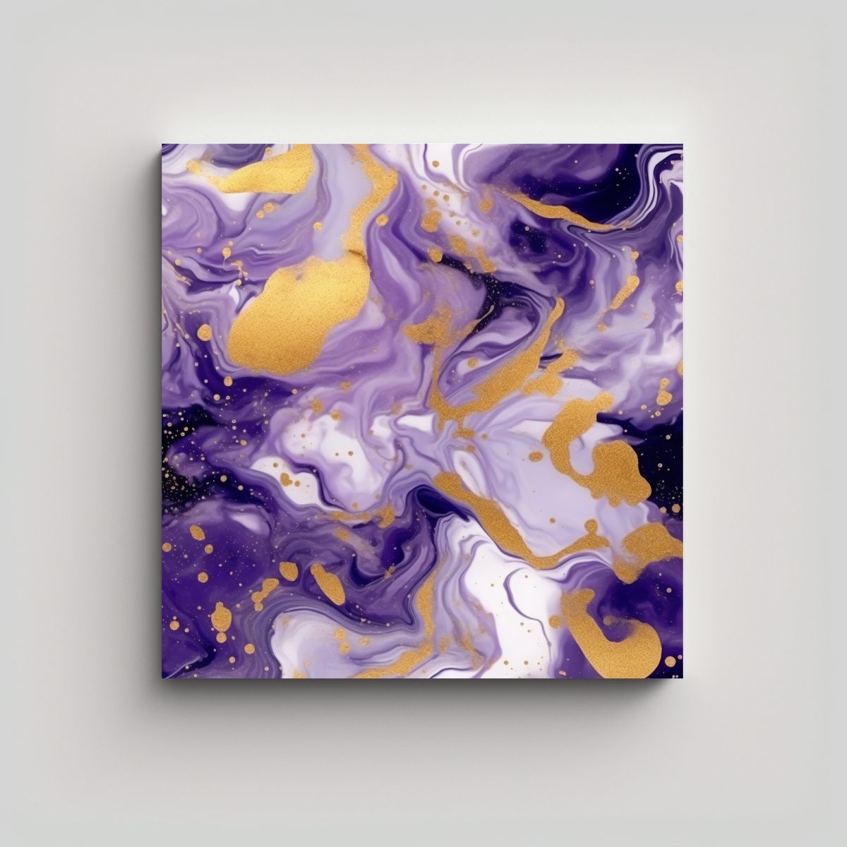 GENERICO - Pinturas Decorativas De Escenario Púrpura 100x100 Cm