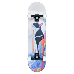 GENERICO - Skate Cat Flowers White Skate 78