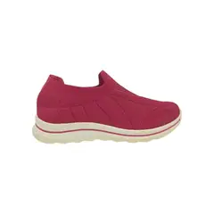 HERIEL - Zapatilla Burdeos Lona Mujer