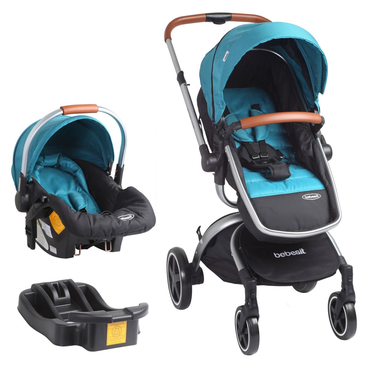BEBESIT - Coche Cuna Travel System Deluxe 360° SX Bebesit