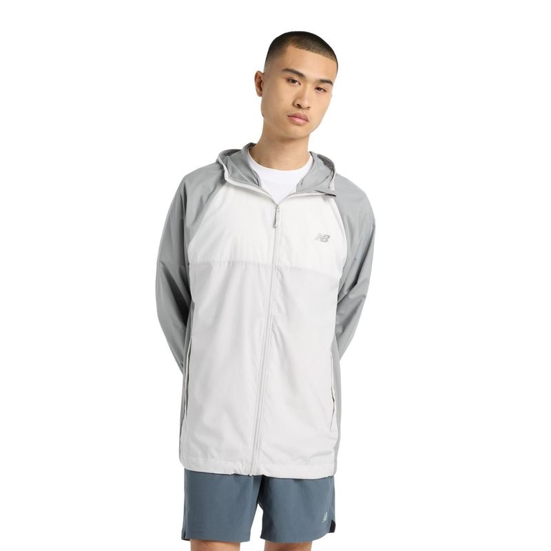 NEW BALANCE - Chaqueta Lifestyle Hombre New Balance Athletics Gris