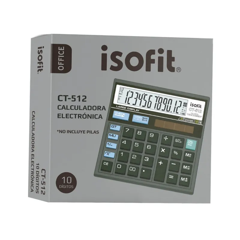 ISOFIT - CALCULADORA 10 DÍGITOS  ISOFIT