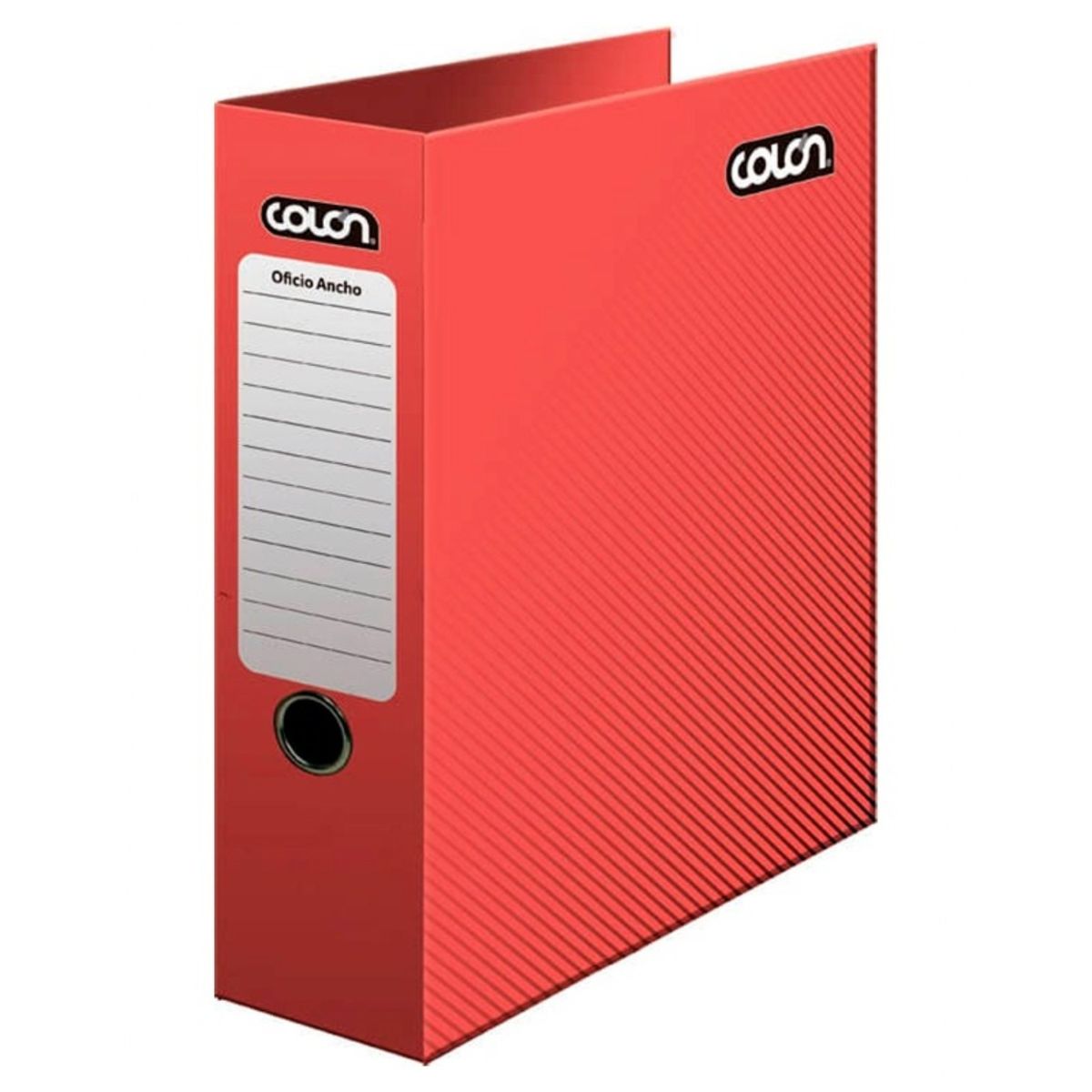 COLON - ARCHIVADOR OFICIO ANCHO COLORES ROJO  COLÓN