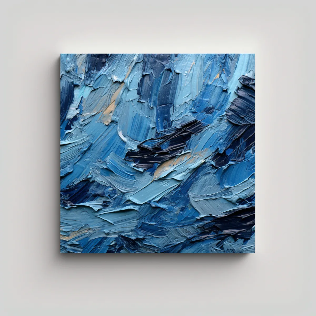 GENERICO - Pinturas Decorativas Con Textura De óleo Grueso 100x100 Cm