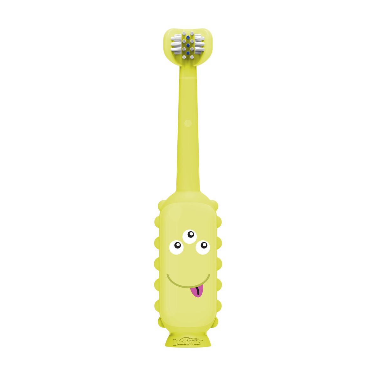 DR BROWNS - Cepillo De Dientes Bebés Dr Brown´s Monstruo Verde 1-4 Años