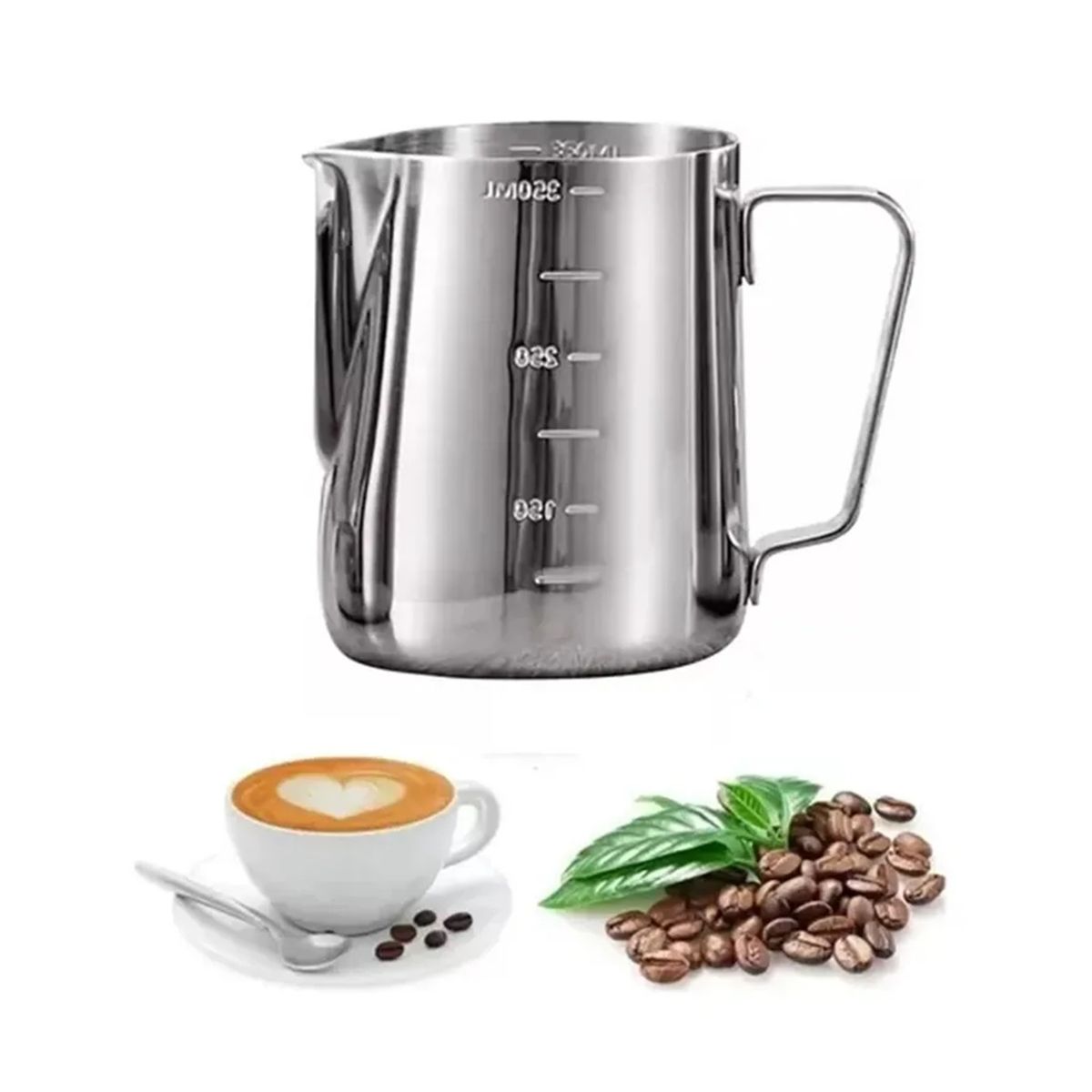 GENERICO - Jarra De Espuma De Leche Barista Cafe jarra barista 350ml